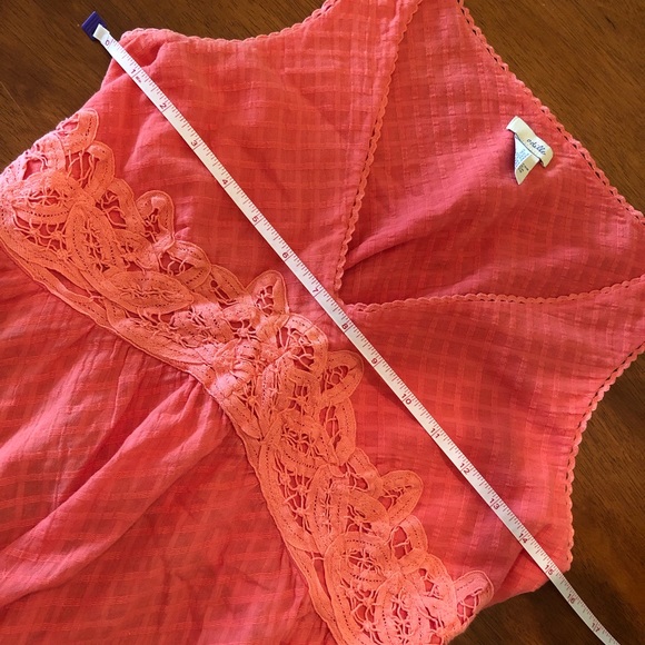 Anthropologie Odille Textured Tank w/ Lace Accent - Picture 4 of 5